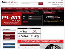 Tablet Screenshot of platiindia.com